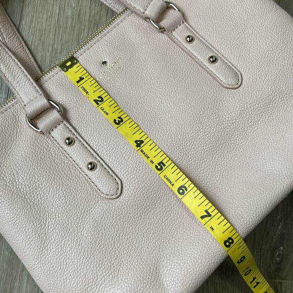 Kate Spade New York Satchel Handbag Pink Pebbled Leather - Picture 10 of 14